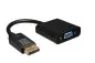 Preview: DINIC DisplayPort Adapter St. auf VGA Bu., 0,2m schwarz